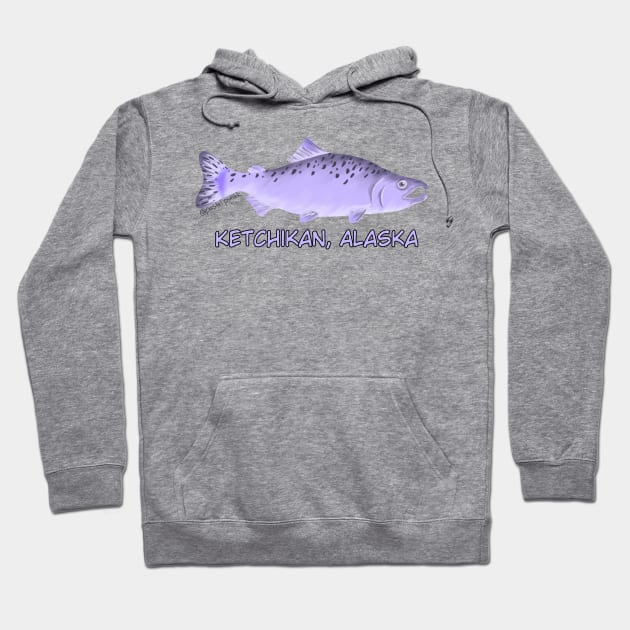 Ketchikan Salmon Hoodie by Pastel.Punkk